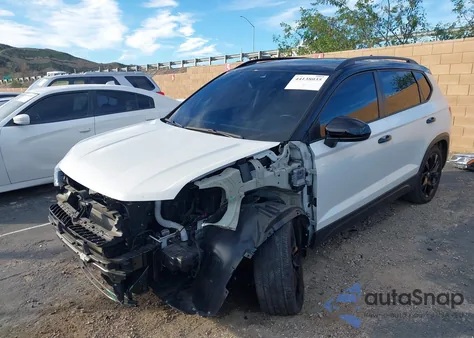 2024 Volkswagen Taos 1.5T Se Black from USA, damaged, VIN 3VVJX7B29RM118339